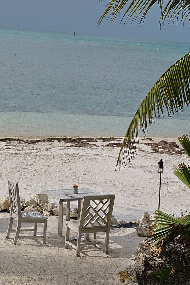 USA, Florida, Little Palm Island. Dinner on the beach. art print by Hollice Looney for $57.95 CAD