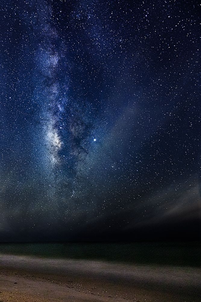 A time-lapse image of the stars and Milky Way, Florida. art print by Larry Richardson for $57.95 CAD
