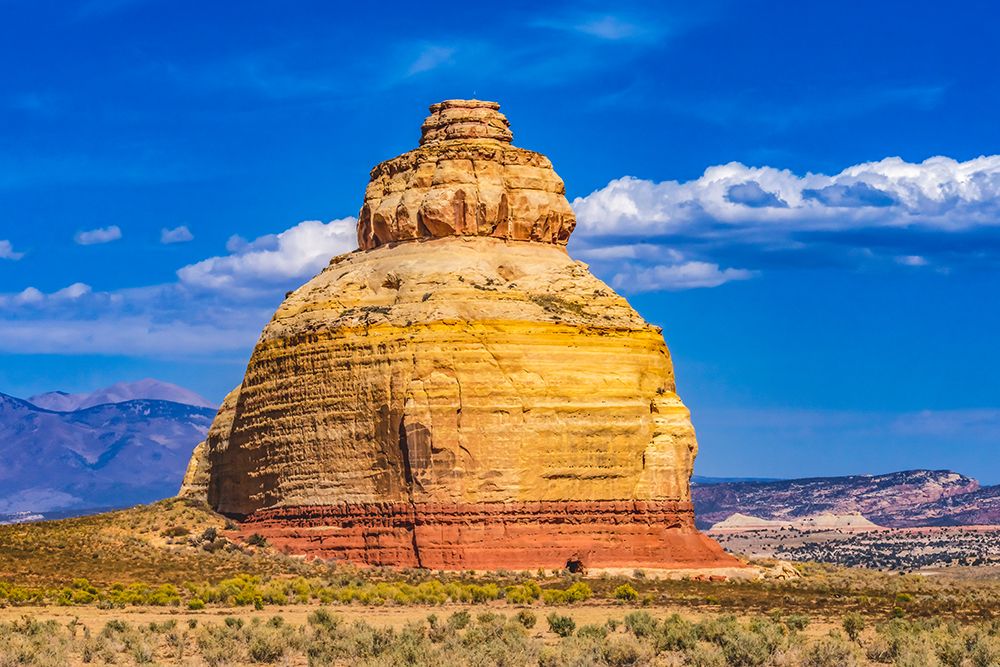 Colorful Church rock formation entrance-Canyonlands National Park-Needles District-Utah-Rock looks art print by William Perry for $57.95 CAD