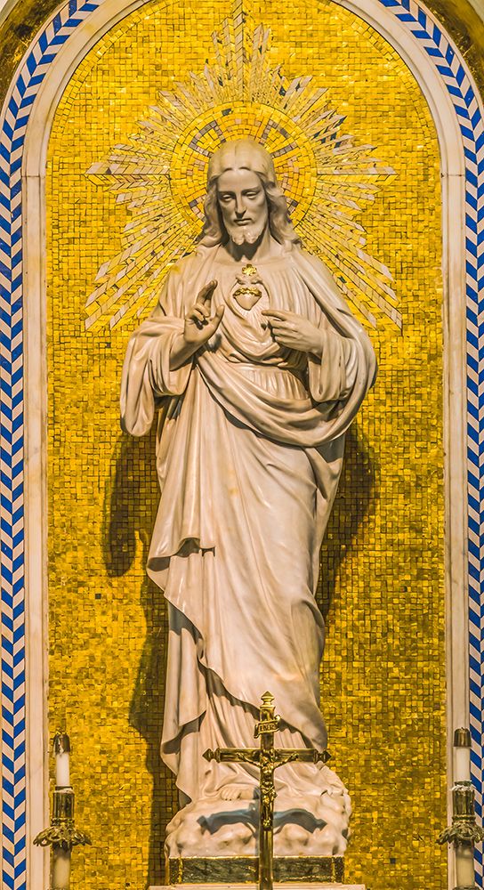 Gesu Church-Miami-Florida. Founded in 1898 oldest Catholic church in South Florida. art print by William Perry for $57.95 CAD