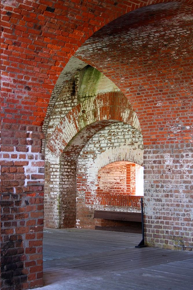Fort Pulaski Brick Arches-Tybee Island-Georgia-USA art print by Anna Miller for $57.95 CAD