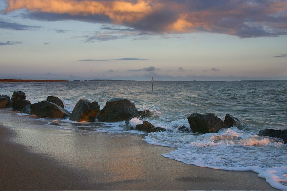 Sunrise on Tybee Island Beach-Georgia-USA art print by Anna Miller for $57.95 CAD