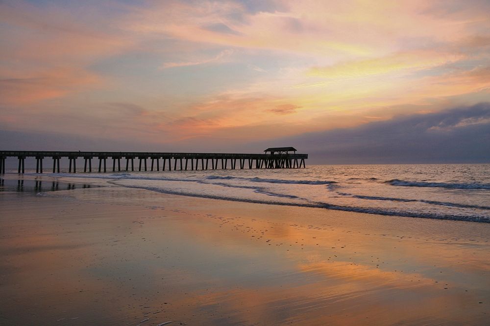 Sunrise on Tybee Island Beach-Georgia-USA art print by Anna Miller for $57.95 CAD