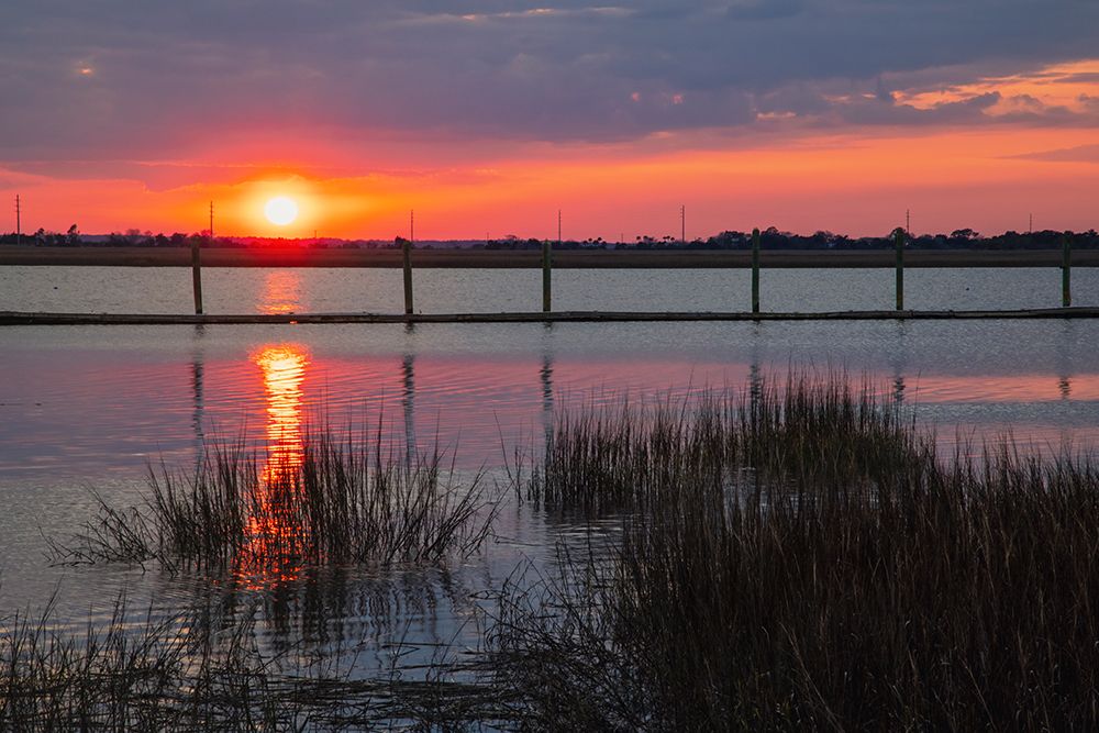 USA-Georgia-Jekyll Island-Sunset on Jekyll Island art print by Hollice Looney for $57.95 CAD