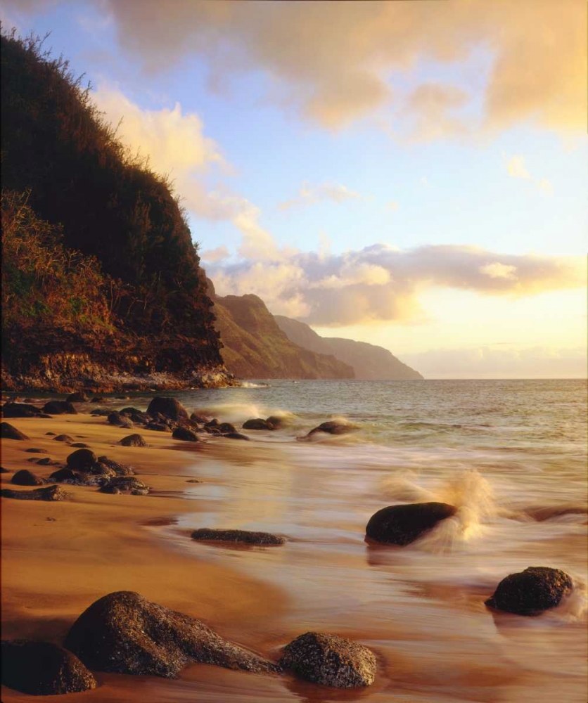 Hawaii, Kauai Waves on the Na Pali Coast art print by Christopher Talbot Frank for $57.95 CAD