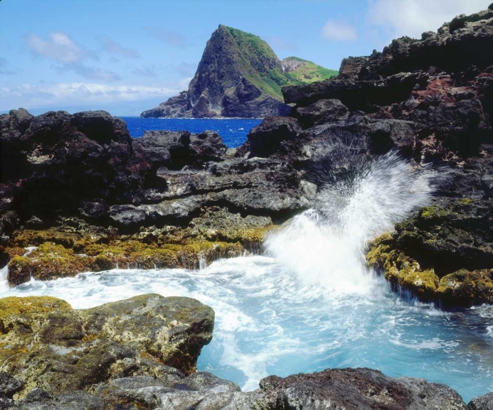 Hawaii, Maui Waves breaking on the coast art print by Christopher Talbot Frank for $57.95 CAD