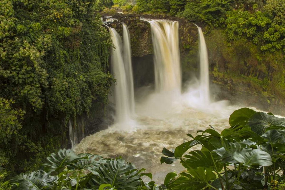 HI, Big Island, Wailuku River, Rainbow Falls art print by Cathy and Gordon Illg for $57.95 CAD