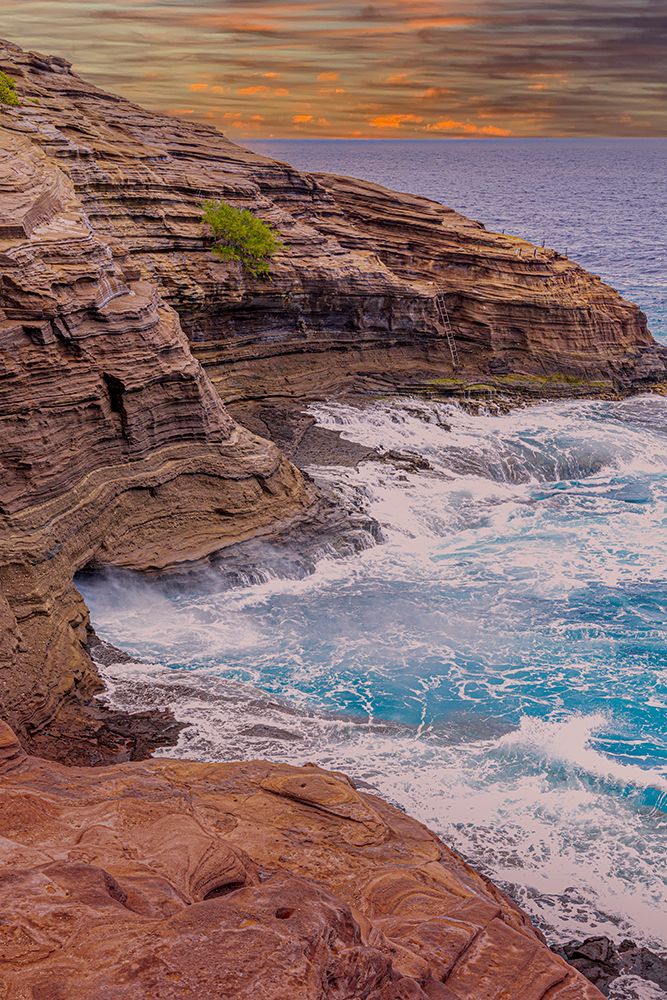 Ocean view from Spitting Caves-Oahu-Hawaii art print by Tom Norring for $57.95 CAD