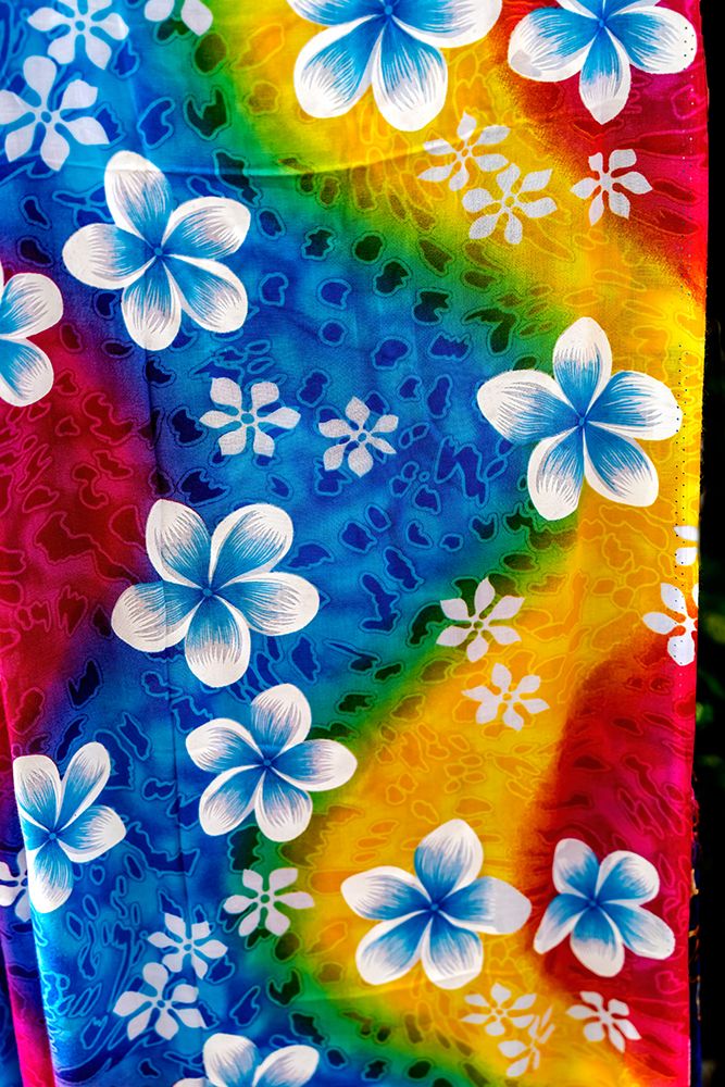 Polynesian floral textile cloth-Honolulu-Hawaii. art print by William Perry for $57.95 CAD