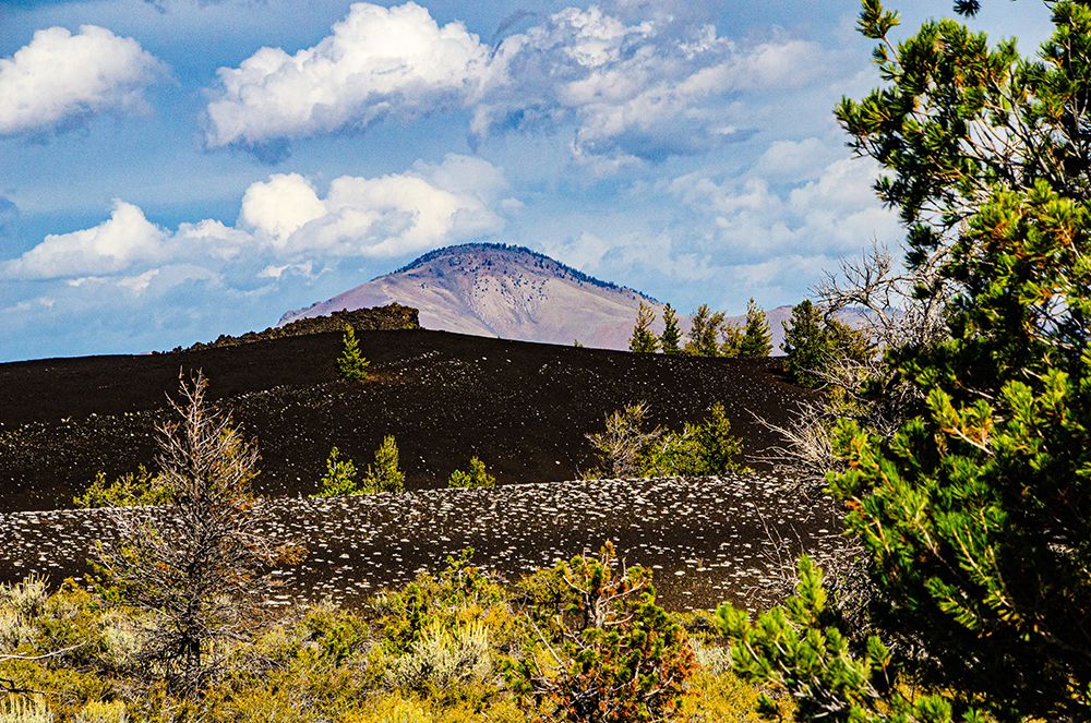 USA, Idaho, Arco. Craters of the Moon National Monument and Preserve, Sunset Cone, Ash Flow art print by Bernard Friel for $57.95 CAD