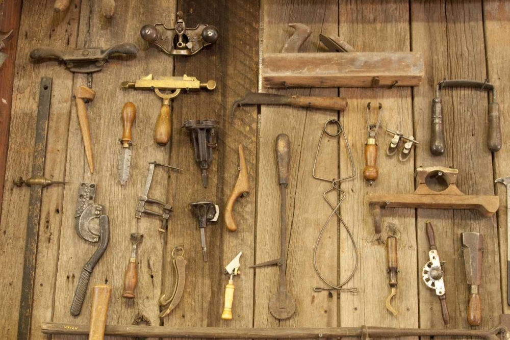 Indiana, Indianapolis Tools mounted on a wall art print by Wendy Kaveney for $57.95 CAD