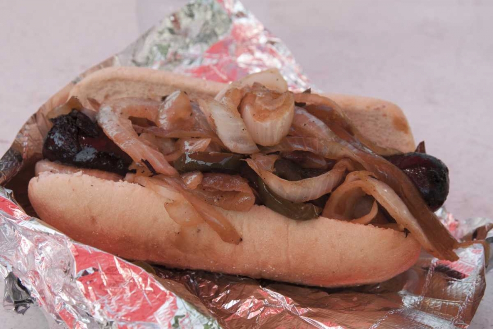 Indiana, Indianapolis Polish sausage and onions art print by Wendy Kaveney for $57.95 CAD