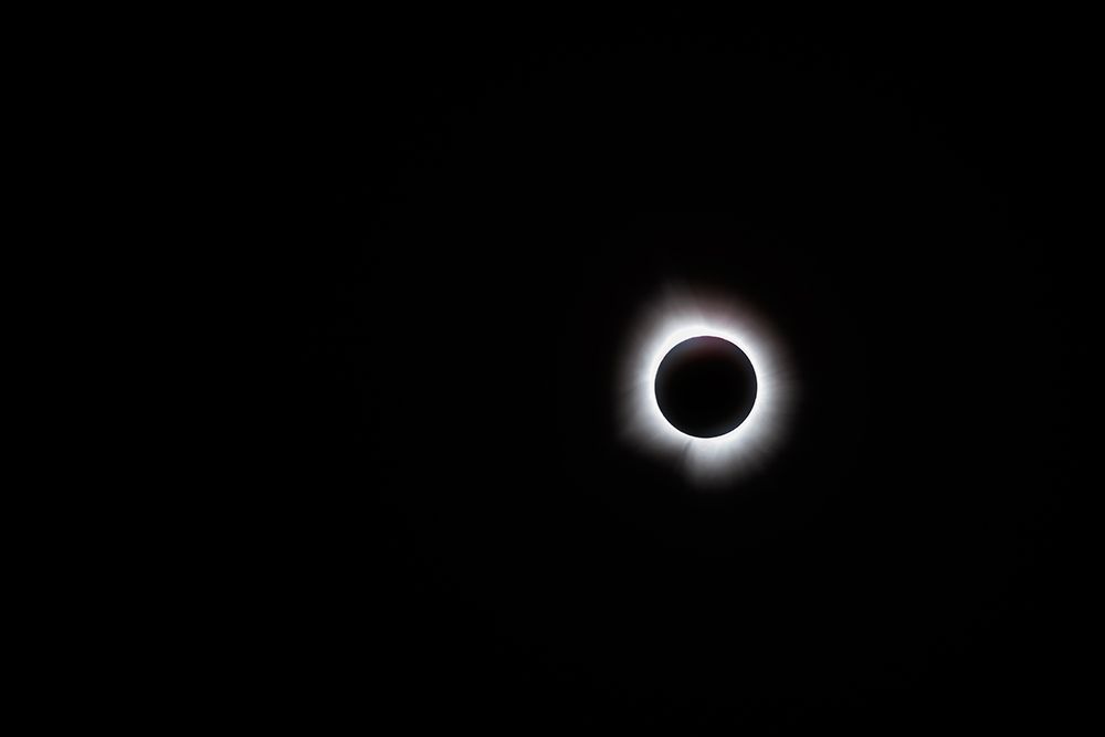 USA, Indiana, Carmel. Total solar eclipse with suns corona. art print by Jaynes Gallery for $57.95 CAD