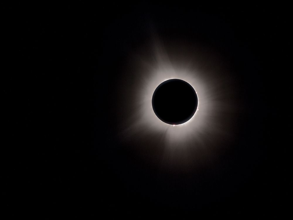 USA, Indiana, Carmel. Total solar eclipse with corona. art print by Jaynes Gallery for $57.95 CAD