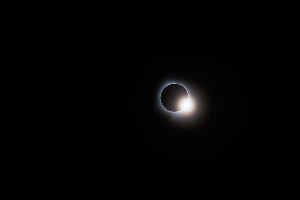 USA, Indiana, Carmel. Total solar eclipse as moon moves away from sun. art print by Jaynes Gallery for $57.95 CAD