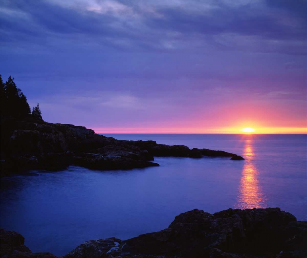 Maine Acadia NP Sunrise over the Atlantic art print by Christopher Talbot Frank for $57.95 CAD