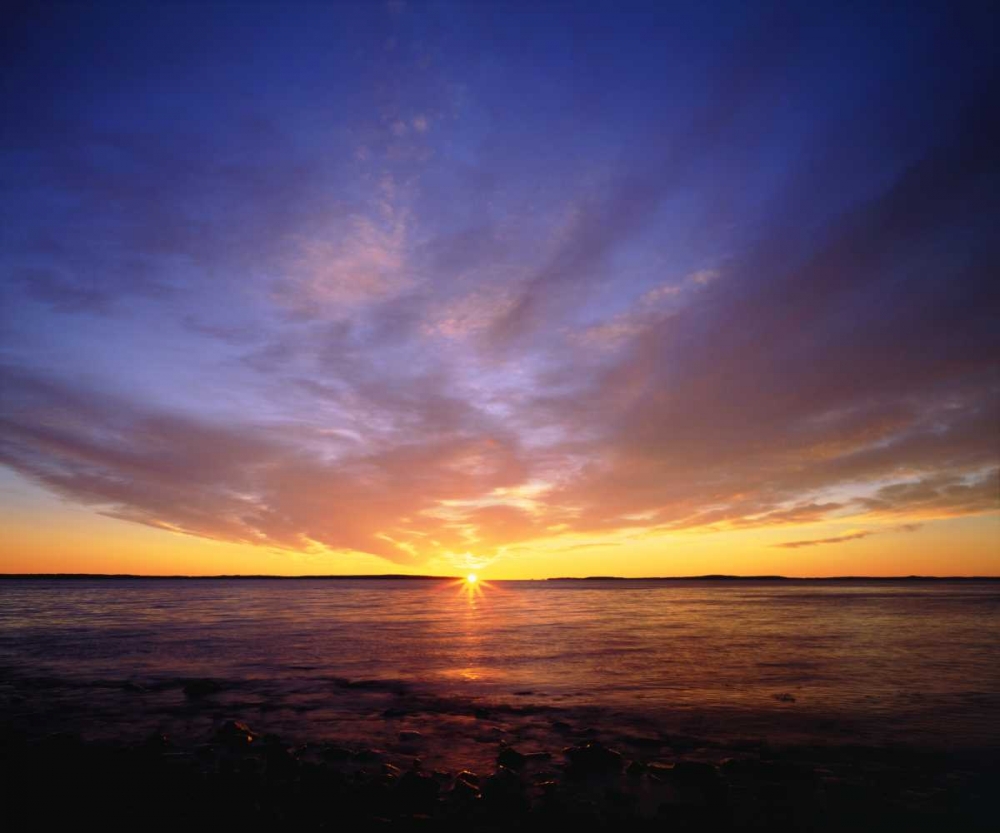 USA, Maine Atlantic Ocean Sunrise art print by Christopher Talbot Frank for $57.95 CAD