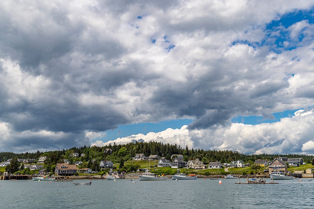Scenic harbor of Cutler-Maine-USA art print by Chuck Haney for $57.95 CAD