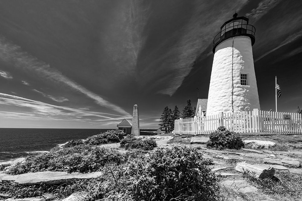 Pemaquid Point Lighthouse near Bristol-Maine-USA art print by Chuck Haney for $57.95 CAD