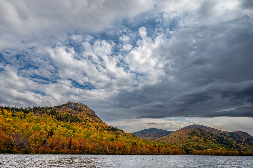 USA, Maine. Fall foliage and view of lake, Baxter State Park art print by Howie Garber for $57.95 CAD
