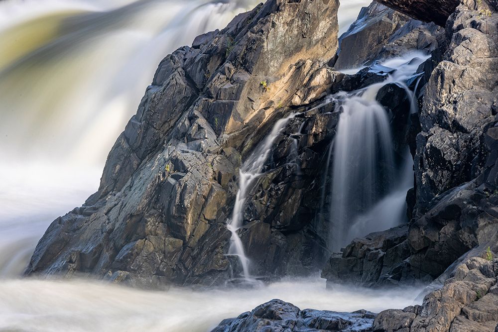 Usa-Maryland Great Falls Overlook-Potomac River-Long Exposure of the Water of the Potomac art print by Hollice Looney for $57.95 CAD
