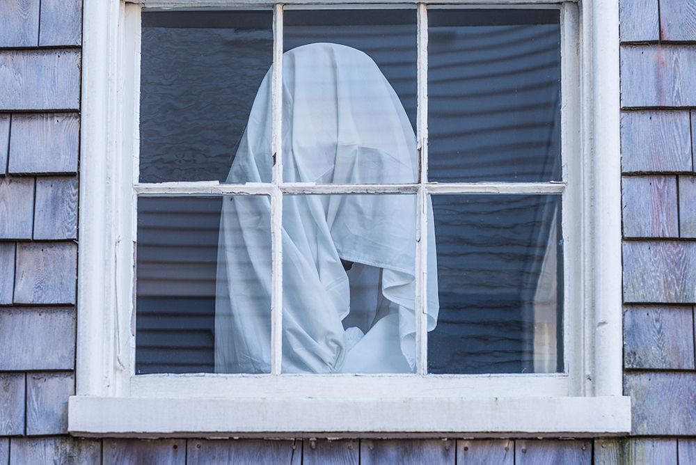 USA-Massachusetts-Nantucket Island. Nantucket Town-wrapped shape in window art print by Walter Bibikow for $57.95 CAD