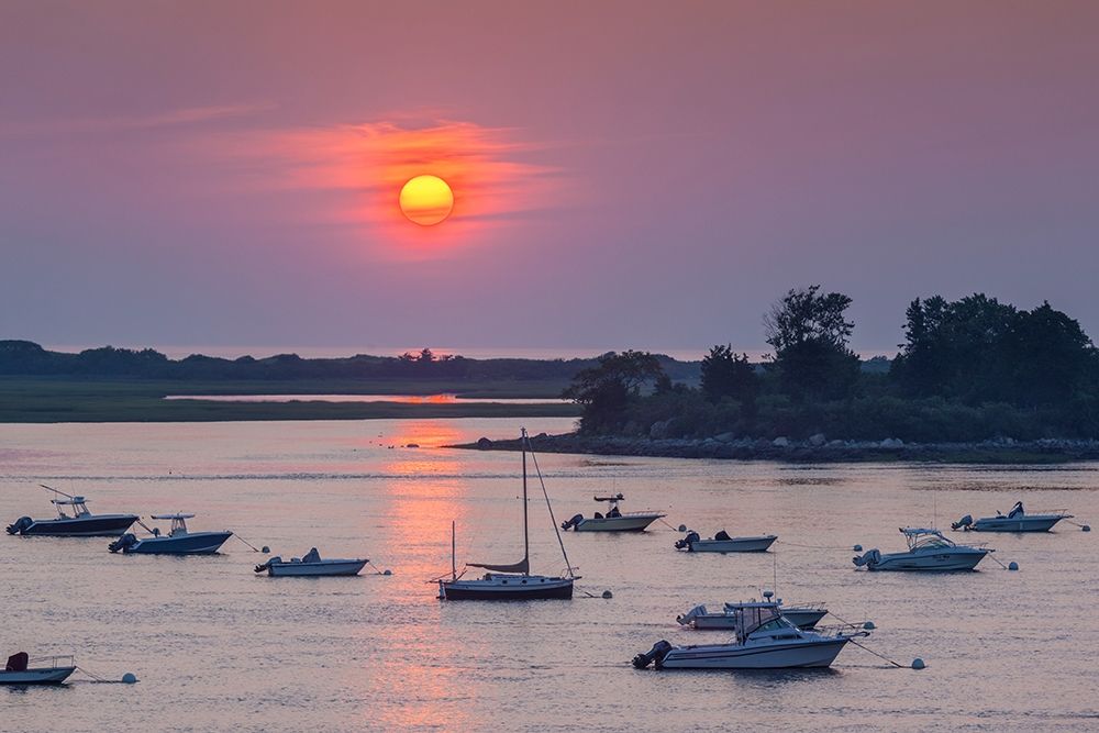 New England-Massachusetts-Ipswich-sunrise over Great Neck art print by Walter Bibikow for $57.95 CAD
