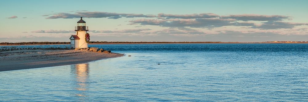 New England-Massachusetts-Nantucket Island-Nantucket Town-Brant Point Lighthouse art print by Walter Bibikow for $57.95 CAD