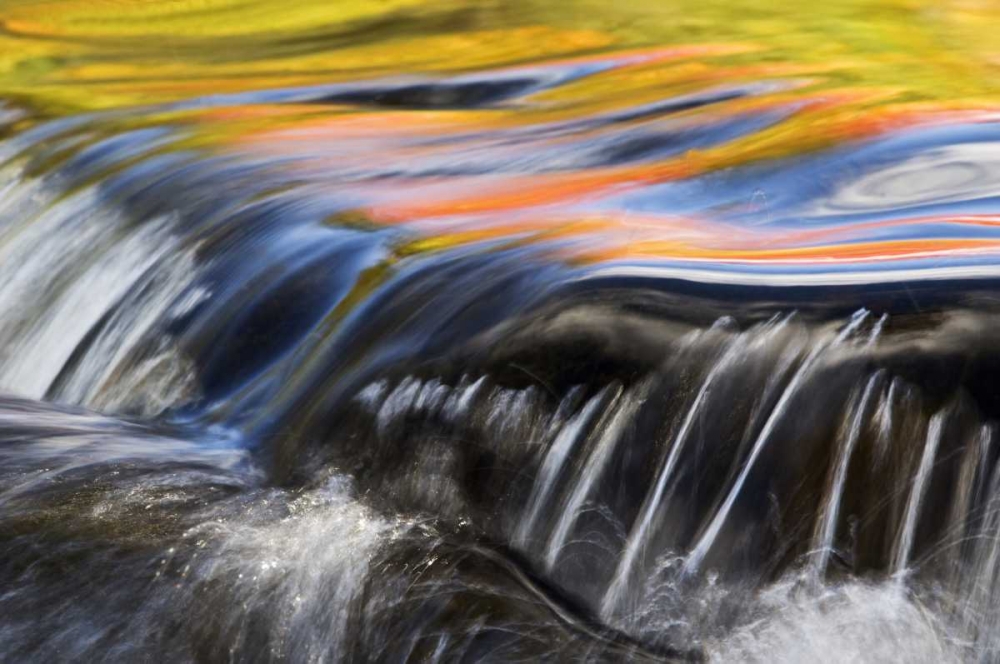 Michigan Fall reflections at Bond Falls art print by Nancy Rotenberg for $57.95 CAD