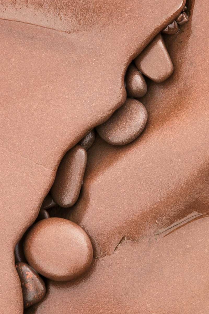 Michigan Pebbles in shore rock crevice art print by Marie Bush for $57.95 CAD