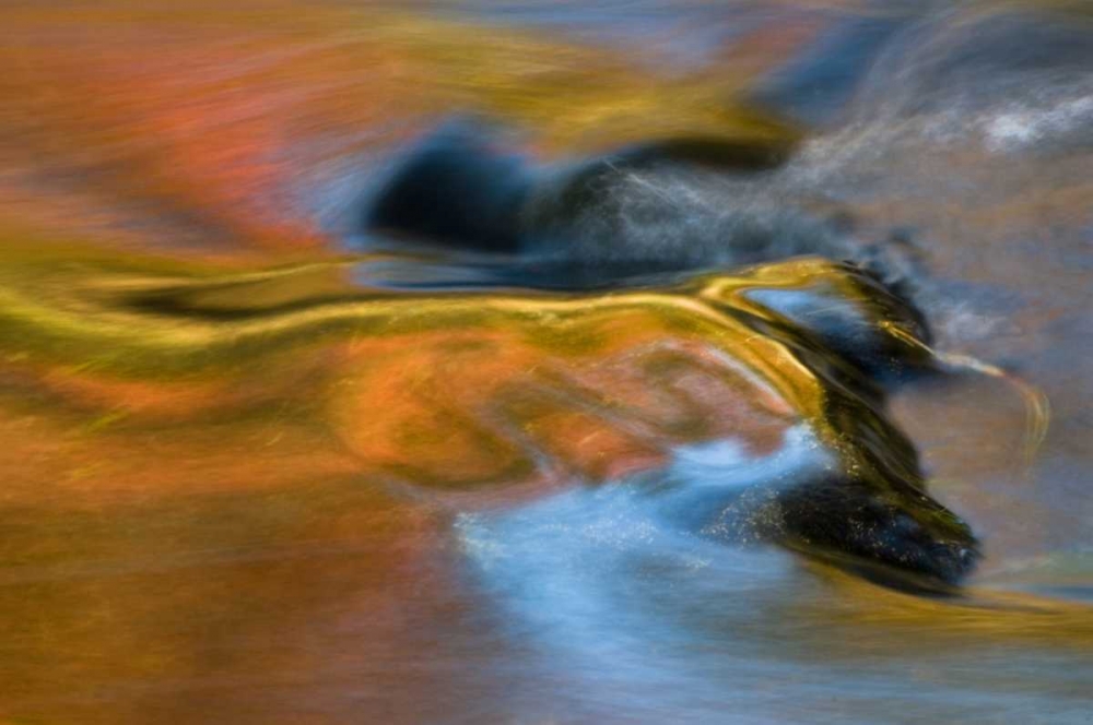 Michigan, Upper Peninsula Bond Falls reflections art print by Nancy Rotenberg for $57.95 CAD