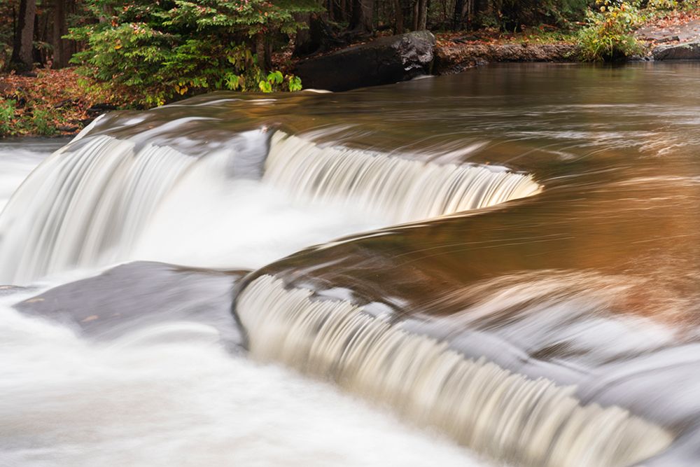 USA, Michigan, Ottawa National Forest. Waterfalls on Ontonagon River. art print by Jaynes Gallery for $57.95 CAD