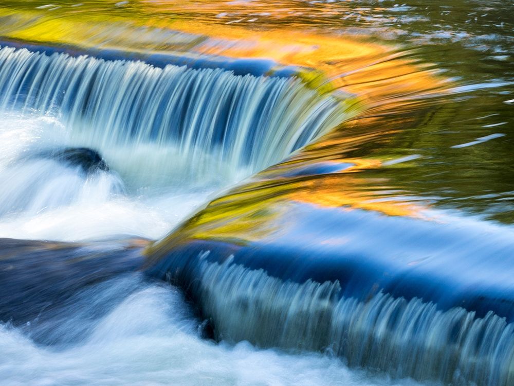 US-Michigan-Upper Peninsula Reflections on Bond Falls art print by Julie Eggers for $57.95 CAD