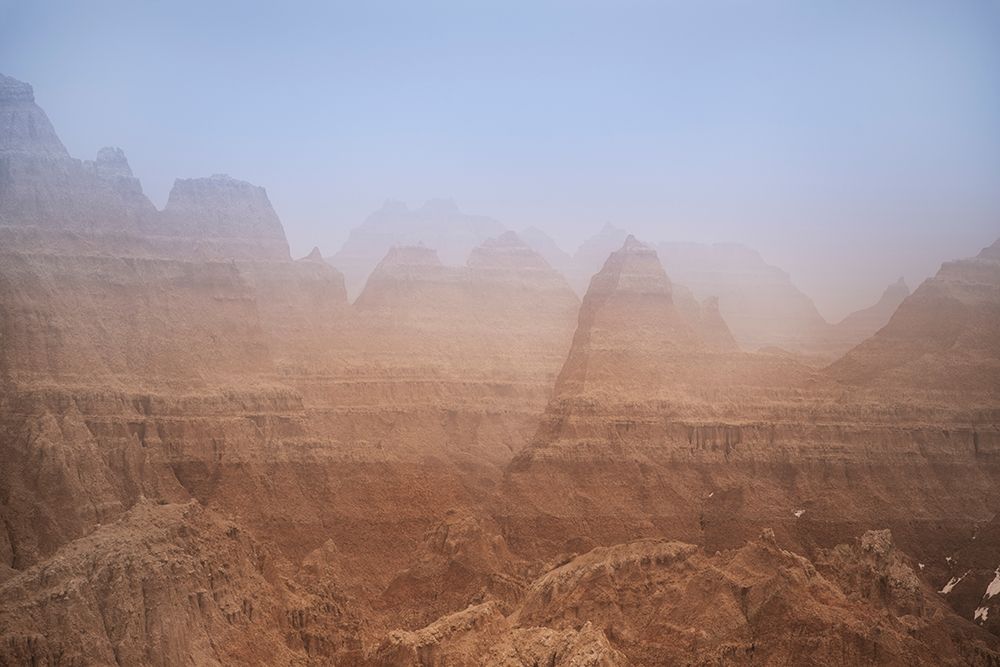 South Dakota Fog in Badlands National Park art print by Jaynes Gallery for $57.95 CAD