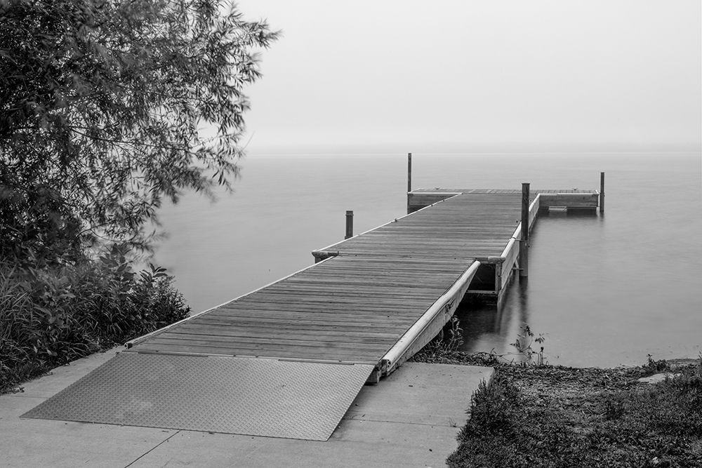 USA-Minnesota-Bemidji-Dock on Lake Bemidji art print by Peter Hawkins for $57.95 CAD