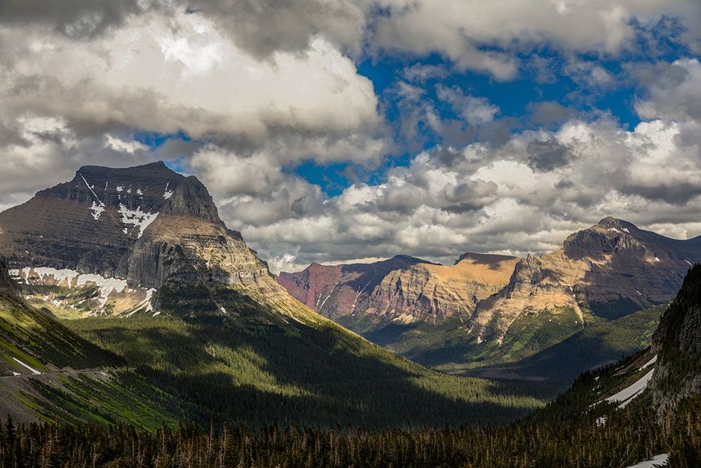 Summer view from Logan Pass-Glacier National Park-Montana art print by Adam Jones for $57.95 CAD