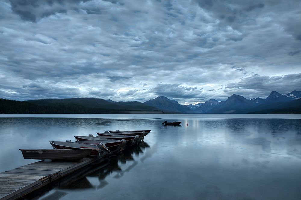 Dock and Lake McDonald-Glacier National Park-Montana art print by Adam Jones for $57.95 CAD