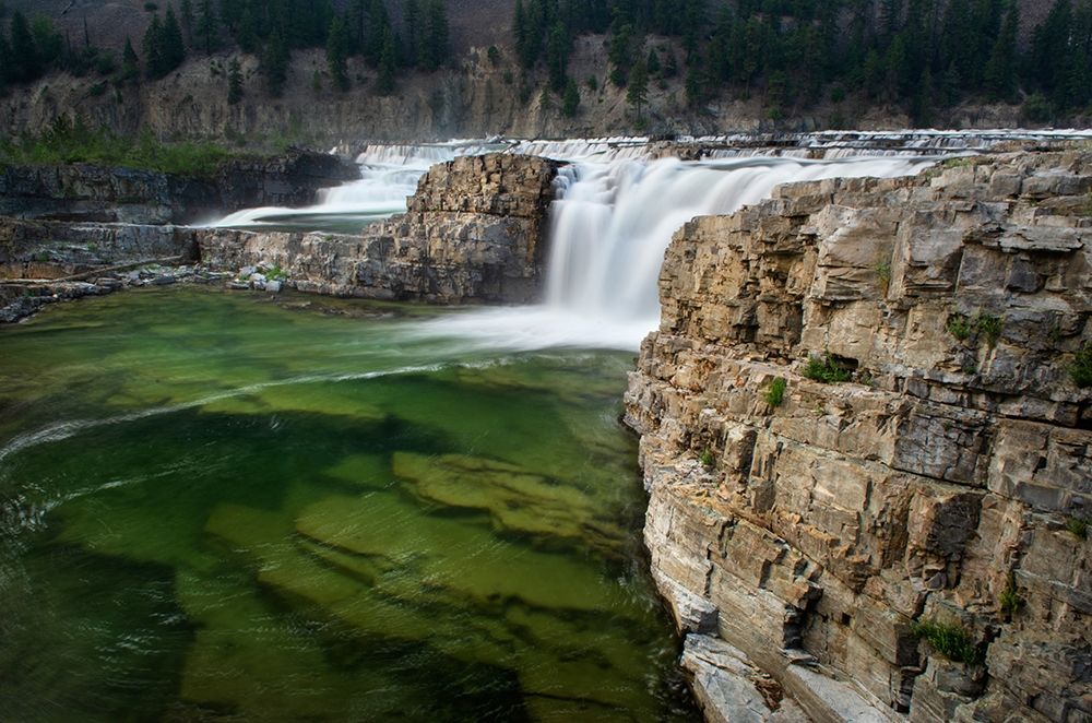 Kootenai Falls-Montana-a series of cascades on the Kootenai River art print by Alan Majchrowicz for $57.95 CAD