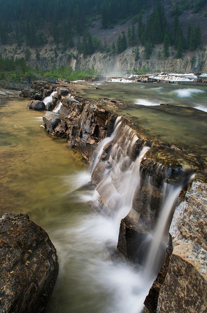 Kootenai Falls-Montana-a series of cascades on the Kootenai River art print by Alan Majchrowicz for $57.95 CAD