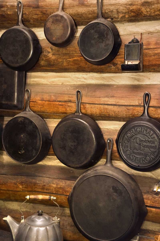 MT, Lewis and Clark NF Skillets in the kitchen art print by Don Paulson for $57.95 CAD