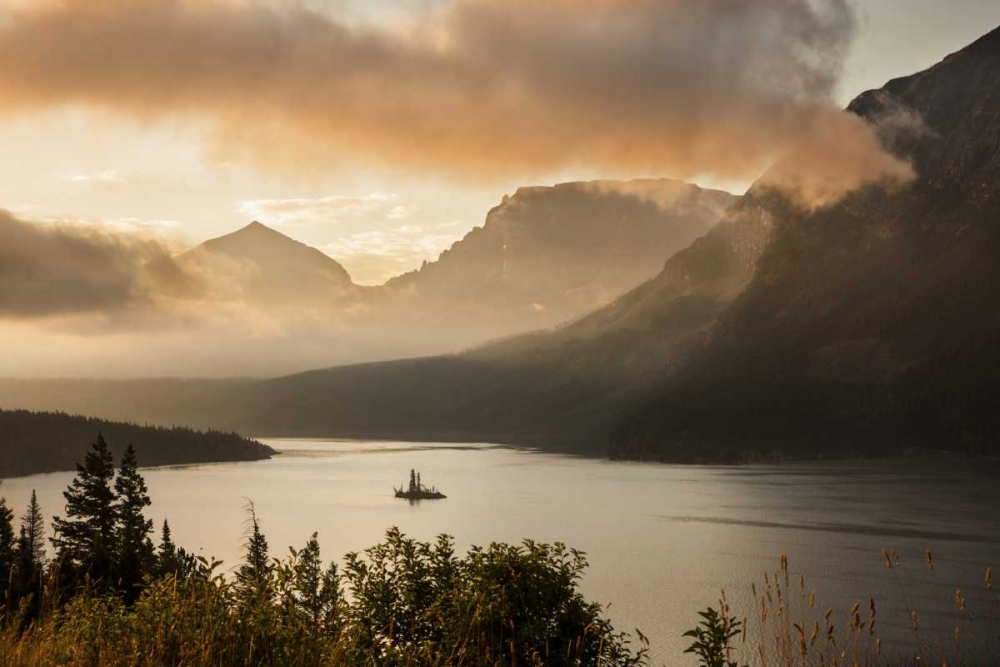 MT, Glacier NP Sunrise over St Mary Lake art print by Don Grall for $57.95 CAD