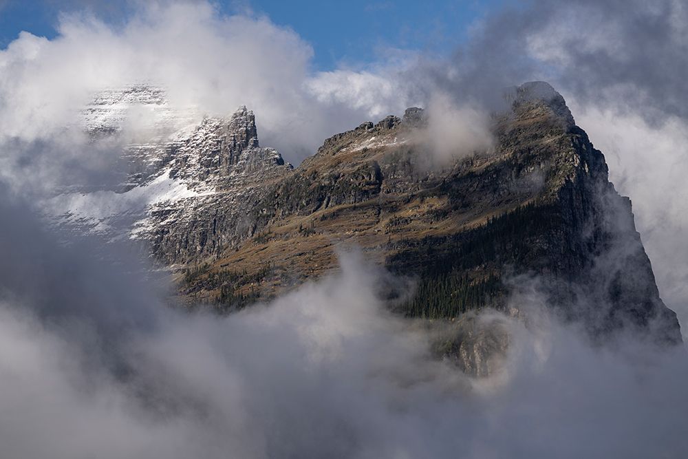 USA-Montana-Glacier National Park Clearing rainstorm on mountain art print by Jaynes Gallery for $57.95 CAD