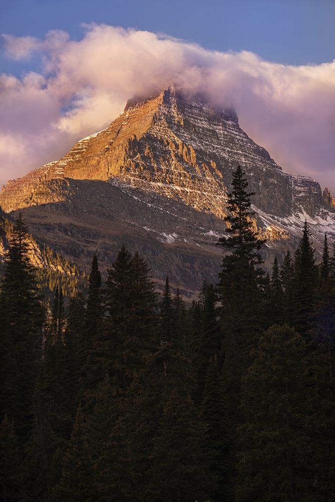 USA-Montana-Glacier National Park Reynolds Mountain at sunrise art print by Jaynes Gallery for $57.95 CAD