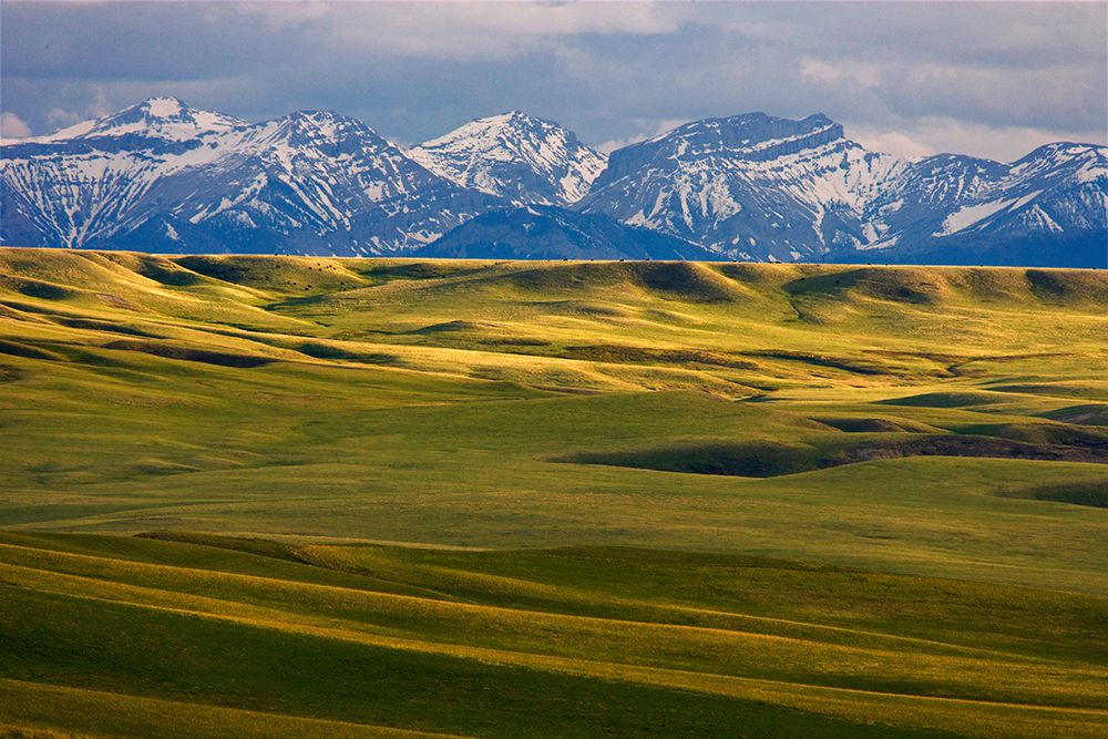 USA, Montana. Rocky Mountains and valley landscape. art print by Jaynes Gallery for $57.95 CAD