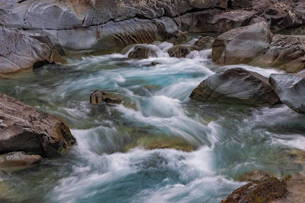 Sacred Dancing Cascade in McDonald Creek in Glacier National Park-Montana-USA art print by Chuck Haney for $57.95 CAD