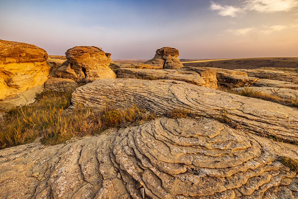 Jerusalem Rocks near Sweetgrass-Montana-USA art print by Chuck Haney for $57.95 CAD