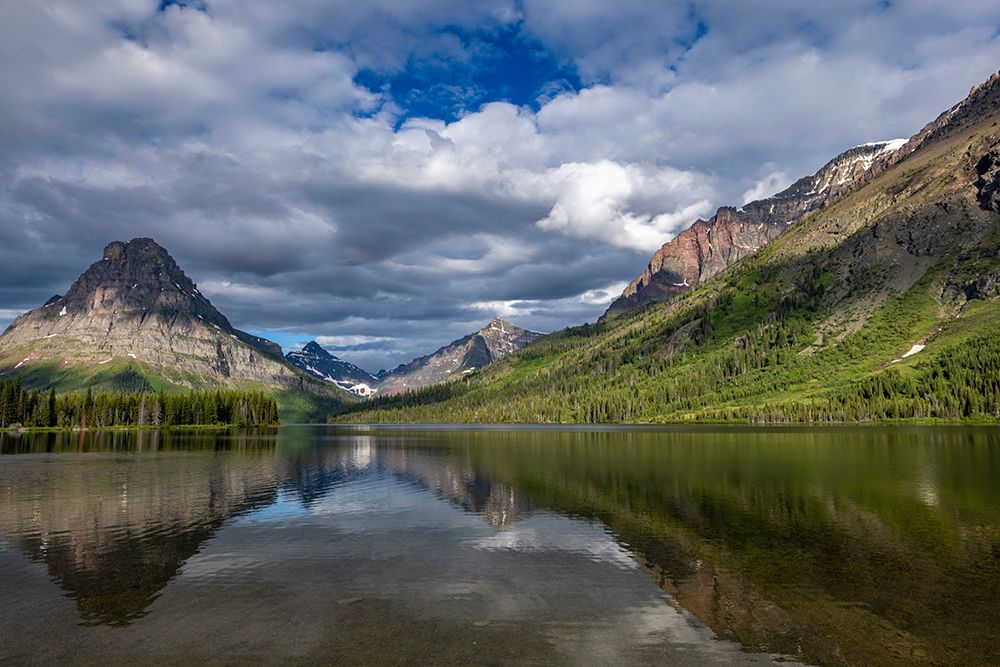 Two Medicine Lake in Glacier National Park, Montana, USA. art print by Chuck Haney for $57.95 CAD