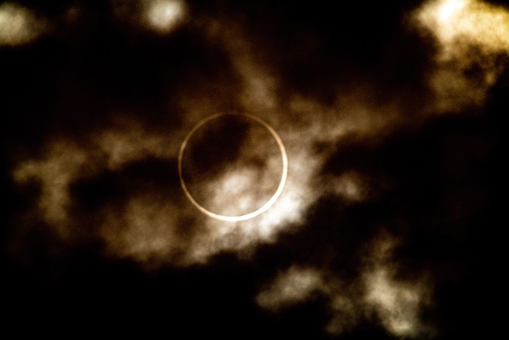 USA, Nevada, Winnemucca. Annular Solar Eclipse, Fully Covered art print by Bernard Friel for $57.95 CAD