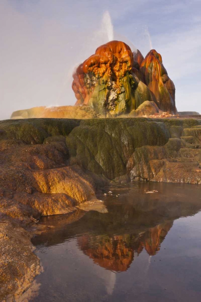 Nevada, Black Rock Desert View of the Fly Geyser art print by Cathy and Gordon Illg for $57.95 CAD