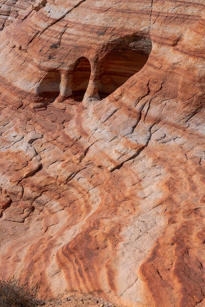 USA-Nevada Abstract lines in the sandstone-Valley of Fire State Park art print by Judith Zimmerman for $57.95 CAD